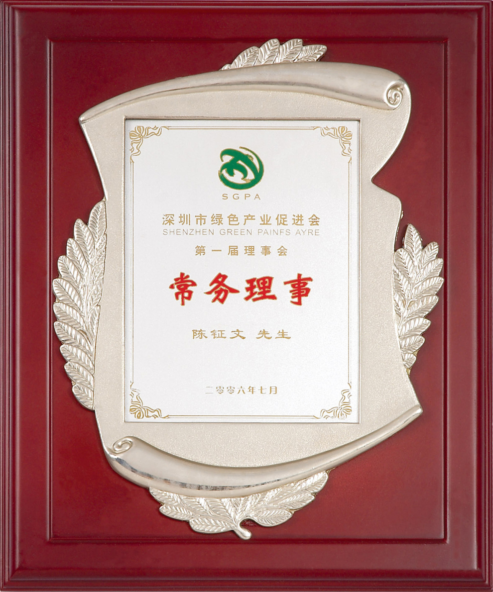 7.深圳市绿色产业促进会第一届理事会常务理事